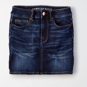 AE - Hi-Rise Mini Denim Skirt